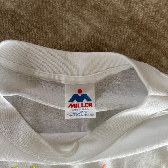 Unbranded Men's White and Grey T-shirt - Picture 4 of 6